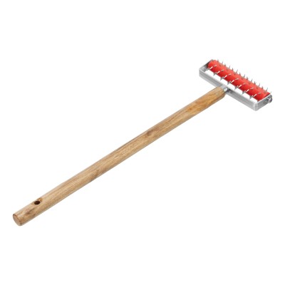 Валик для гипсокартона, 150 мм, игольчатый, деревянная ручка 500 мм MTX Валик для гипсокартона, 150 мм, игольчатый, деревянная ручка 500 мм MTX