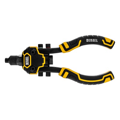 Заклепочник двуручный, заклепки 2,4-3,2-4,0-4,8-6,4 мм Denzel Заклепочник двуручный, заклепки 2,4-3,2-4,0-4,8-6,4 мм Denzel