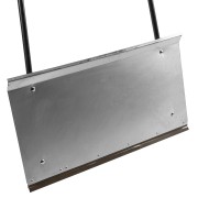 Движок для уборки снега, стальной, оцинкованный, 750 х 410 х 1100 мм, стальная рукоятка, Сибртех