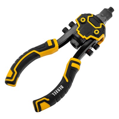 Заклепочник двуручный, заклепки 2,4-3,2-4,0-4,8-6,4 мм Denzel Заклепочник двуручный, заклепки 2,4-3,2-4,0-4,8-6,4 мм Denzel