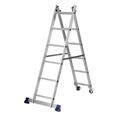 Алюминиевая лестница помост 3 В 1 (арт. в серт.: 1415206) Алюминиевая лестница помост 3 В 1 (арт. в серт.: 1415206)