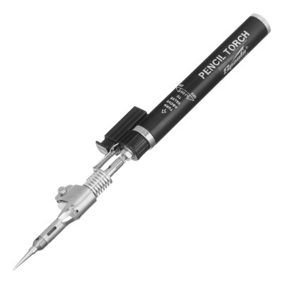 Горелка газовая, тип "Карандаш" c пьезоподжигом + 4 насадки для пайки, 200 мм Sparta Горелка газовая, тип "Карандаш" c пьезоподжигом + 4 насадки для пайки, 200 мм Sparta