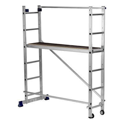 Алюминиевая лестница помост 3 В 1 (арт. в серт.: 1415206) Алюминиевая лестница помост 3 В 1 (арт. в серт.: 1415206)