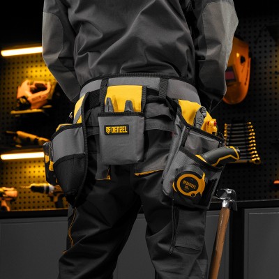 Пояс монтажника, сумки поясные, кобура для шуруповерта Denzel Пояс монтажника, сумки поясные, кобура для шуруповерта Denzel