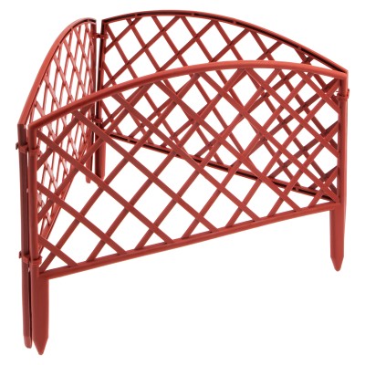 Забор декоративный "Сетка", 24 х 320 см, терракот, Palisad Забор декоративный "Сетка", 24 х 320 см, терракот, Palisad