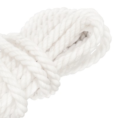 Веревка х/б, D 18 мм, L 11 м, крученая, 567 кгс Сибртех Веревка х/б, D 18 мм, L 11 м, крученая, 567 кгс Сибртех