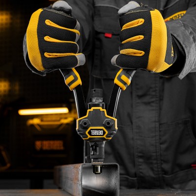 Заклепочник для резьбовых заклепок, двуручный, заклепки М3, М4, М5, М6, М8, М10, M12 Denzel Заклепочник для резьбовых заклепок, двуручный, заклепки М3, М4, М5, М6, М8, М10, M12 Denzel