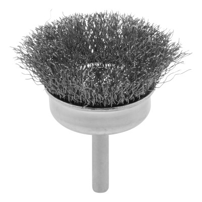 Щетка для дрели, 50 мм, "чашка" со шпилькой, витая проволока 0.3 мм Сибртех Щетка для дрели, 50 мм, "чашка" со шпилькой, витая проволока 0.3 мм Сибртех