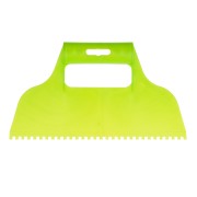 Шпатель для клея, пластмассовый, зубчатый 4 х 4 мм Сибртех