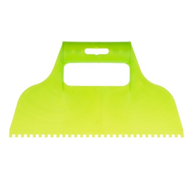 Шпатель для клея, пластмассовый, зубчатый 4 х 4 мм Сибртех Шпатель для клея, пластмассовый, зубчатый 4 х 4 мм Сибртех