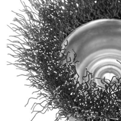 Щетка для дрели, 50 мм, "чашка" со шпилькой, витая проволока 0.3 мм Сибртех Щетка для дрели, 50 мм, "чашка" со шпилькой, витая проволока 0.3 мм Сибртех