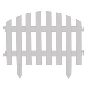 Забор декоративный "Винтаж", 28 х 300 см, белый, Palisad