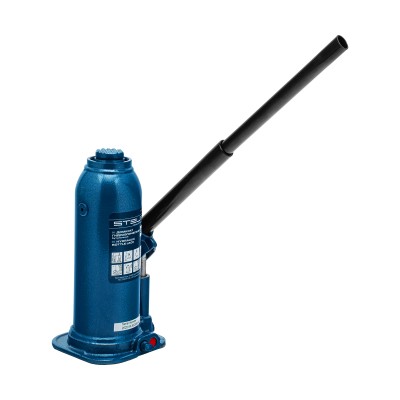 Домкрат гидравлический бутылочный, 8 т, h подъема 222-447 мм Stels Домкрат гидравлический бутылочный, 8 т, h подъема 222-447 мм Stels