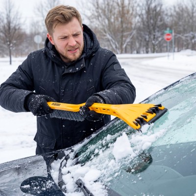 Щетка-сметка со скребком 590 мм Denzel Щетка-сметка со скребком 590 мм Denzel