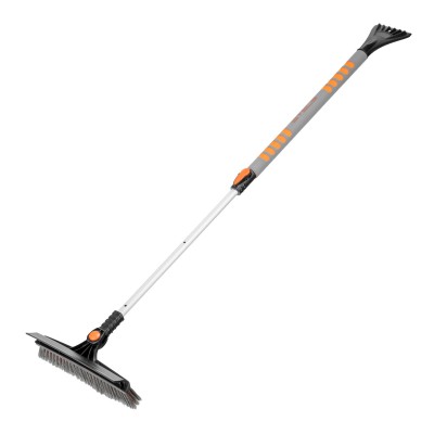 Щетка-сметка для снега со скребком телескопическая 900-1300 мм Stels Щетка-сметка для снега со скребком телескопическая 900-1300 мм Stels
