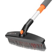 Щетка-сметка для снега со скребком телескопическая Stels