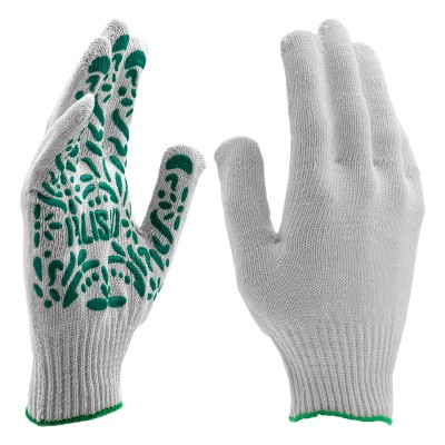 Перчатки садовые х/б, ПВХ покрытие, "Летний сад", 10 класс Palisad Перчатки садовые х/б, ПВХ покрытие, "Летний сад", 10 класс Palisad