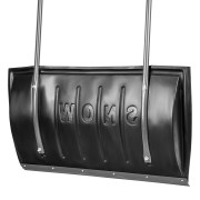 Движок для уборки снега пластиковый, 780 х 420 х 1140 мм, стальная рукоятка, Сибртех