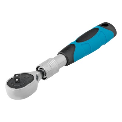 Ключ-трещотка телескопический 1/4", 150-200 мм, CrV, 72 зуба, с быстрым сбросом, хром Gross Ключ-трещотка телескопический 1/4", 150-200 мм, CrV, 72 зуба, с быстрым сбросом, хром Gross