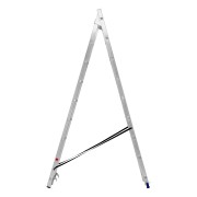 Лестница, 2 х 9 ступеней, алюминиевая, двухсекционная, Сибртех