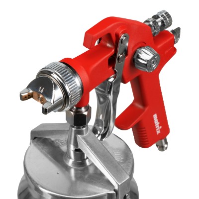 Краскораспылитель HVLP пневмат. с нижним бачком V= 1 л, сопло диаметром 1.4 мм Matrix Краскораспылитель HVLP пневмат. с нижним бачком V= 1 л, сопло диаметром 1.4 мм Matrix