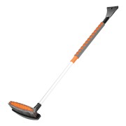 Щетка-сметка для снега со скребком телескопическая Stels