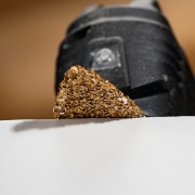 Насадка для МФИ шлифовальная двусторонняя дельта, узкая, HM, по плитке и дереву, 35 мм Denzel