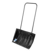 Движок для уборки снега пластиковый, 780 х 420 х 1140 мм, стальная рукоятка, Сибртех