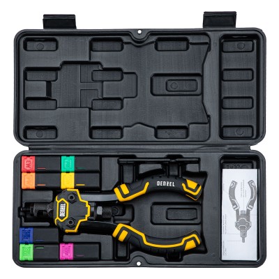 Заклепочник для резьбовых заклепок, двуручный, заклепки М3, М4, М5, М6, М8, М10, M12 Denzel Заклепочник для резьбовых заклепок, двуручный, заклепки М3, М4, М5, М6, М8, М10, M12 Denzel