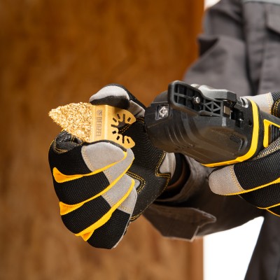 Насадка для МФИ шлифовальная двусторонняя дельта, узкая, HM, по плитке и дереву, 35 мм Denzel Насадка для МФИ шлифовальная двусторонняя дельта, узкая, HM, по плитке и дереву, 35 мм Denzel