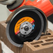 Диск алмазный, отрезной Turbo, 125 х 22.2 мм, сухая резка Sparta