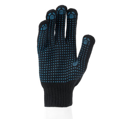 Перчатки трикотажные, акрил, с ПВХ точкой, 7 класс Сибртех Перчатки трикотажные, акрил, с ПВХ точкой, 7 класс Сибртех