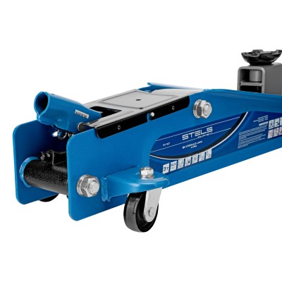 Домкрат гидравлический подкатной, высокий подъем, 3т, SUV, 190-535 мм, в кейсе Stels Домкрат гидравлический подкатной, высокий подъем, 3т, SUV, 190-535 мм, в кейсе Stels