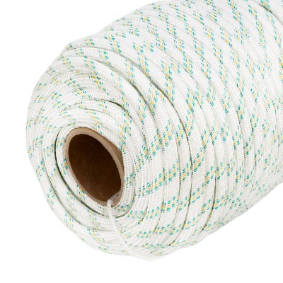 Фал плетеный капроновый с сердечником, 12 мм, L 100 м, 24-прядный, Сибртех Фал плетеный капроновый с сердечником, 12 мм, L 100 м, 24-прядный, Сибртех