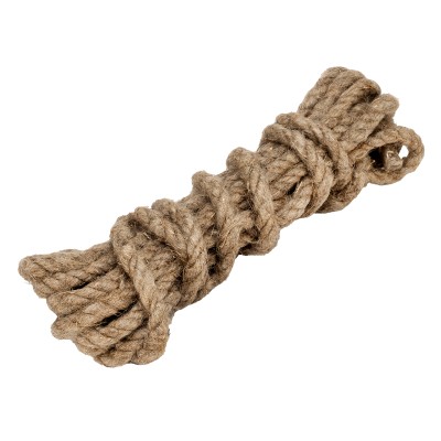 Веревка льнопеньковая, D 10 мм, L 6 м, крученая Сибртех Веревка льнопеньковая, D 10 мм, L 6 м, крученая Сибртех