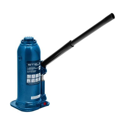 Домкрат гидравлический бутылочный, 10 т, h подъема 222-447 мм Stels Домкрат гидравлический бутылочный, 10 т, h подъема 222-447 мм Stels