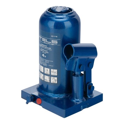 Домкрат гидравлический бутылочный телескопический, 4 т, H подъема 170-420 мм Stels Домкрат гидравлический бутылочный телескопический, 4 т, H подъема 170-420 мм Stels