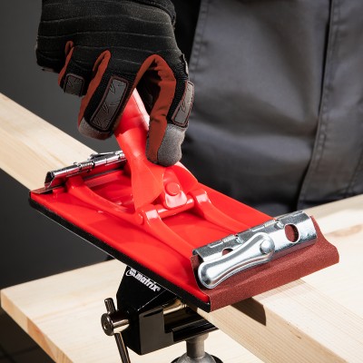 Брусок для шлифования 105 х 210 мм с шарнирным переходником под телескопическую ручку Matrix Брусок для шлифования 105 х 210 мм с шарнирным переходником под телескопическую ручку Matrix