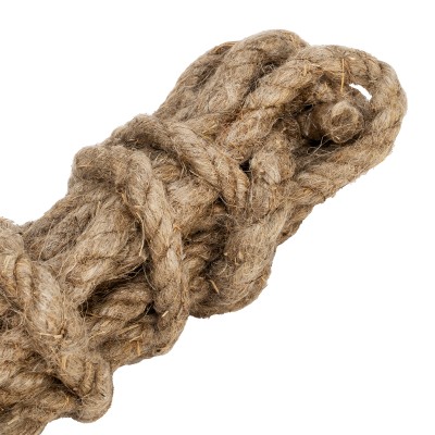 Веревка льнопеньковая, D 10 мм, L 6 м, крученая Сибртех Веревка льнопеньковая, D 10 мм, L 6 м, крученая Сибртех