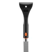 Щетка-сметка для снега со скребком и водосгоном, телескопическая, поворотная голова Stels