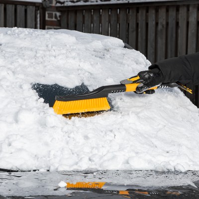 Щетка-сметка для снега со скребком 600 мм Denzel Щетка-сметка для снега со скребком 600 мм Denzel
