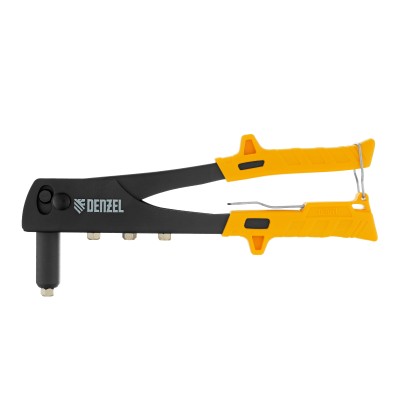 Заклепочник ручной, 255 мм, заклепки 2,4-3,2-4,0-4,8 мм Denzel Заклепочник ручной, 255 мм, заклепки 2,4-3,2-4,0-4,8 мм Denzel