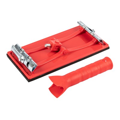 Брусок для шлифования 105 х 210 мм с шарнирным переходником под телескопическую ручку Matrix Брусок для шлифования 105 х 210 мм с шарнирным переходником под телескопическую ручку Matrix