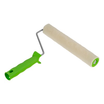 Валик "Велюр" с ручкой, 240 мм, ворс 5 мм, D 36 мм, D ручки 6 мм Сибртех Валик "Велюр" с ручкой, 240 мм, ворс 5 мм, D 36 мм, D ручки 6 мм Сибртех