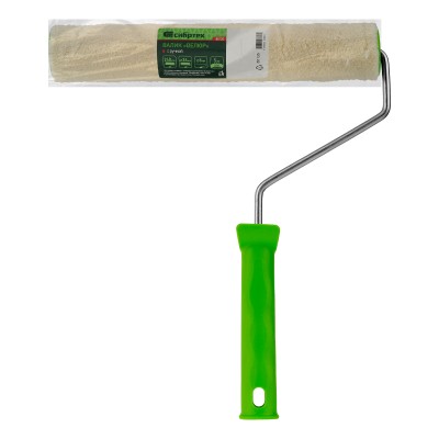 Валик "Велюр" с ручкой, 240 мм, ворс 5 мм, D 36 мм, D ручки 6 мм Сибртех Валик "Велюр" с ручкой, 240 мм, ворс 5 мм, D 36 мм, D ручки 6 мм Сибртех