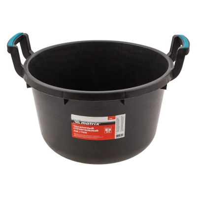 Таз круглый строительный гибкий с ручками, 30 л Matrix Таз круглый строительный гибкий с ручками, 30 л Matrix