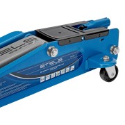 Домкрат гидравлический подкатной, высокий подъем, 3т, SUV, 190-535 мм, в кейсе Stels