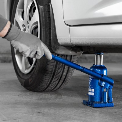 Домкрат гидравлический бутылочный телескопический, 4 т, H подъема 170-420 мм Stels Домкрат гидравлический бутылочный телескопический, 4 т, H подъема 170-420 мм Stels