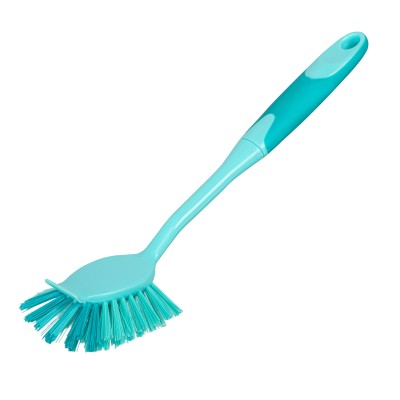 Щетка для посуды квадратная 68 х 37 х 275 мм, двухкомпонентная рукоятка Elfe Щетка для посуды квадратная 68 х 37 х 275 мм, двухкомпонентная рукоятка Elfe