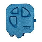 Домкрат гидравлический бутылочный, 10 т, h подъема 222-447 мм Stels